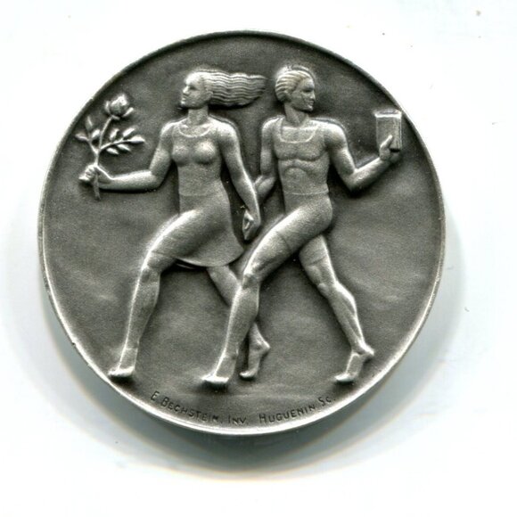 1973 Germany Stadt Burgdorf Commemorative Medal (b735-127) - Picture 2 of 2